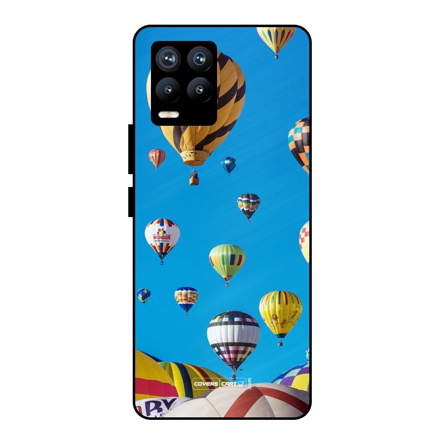 Hot Air Baloons Metal Back Case for Realme 8 Pro