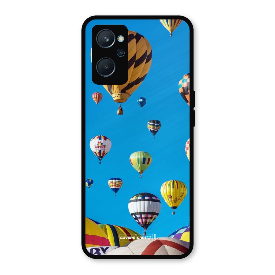 Hot Air Baloons Metal Back Case for Realme 9i