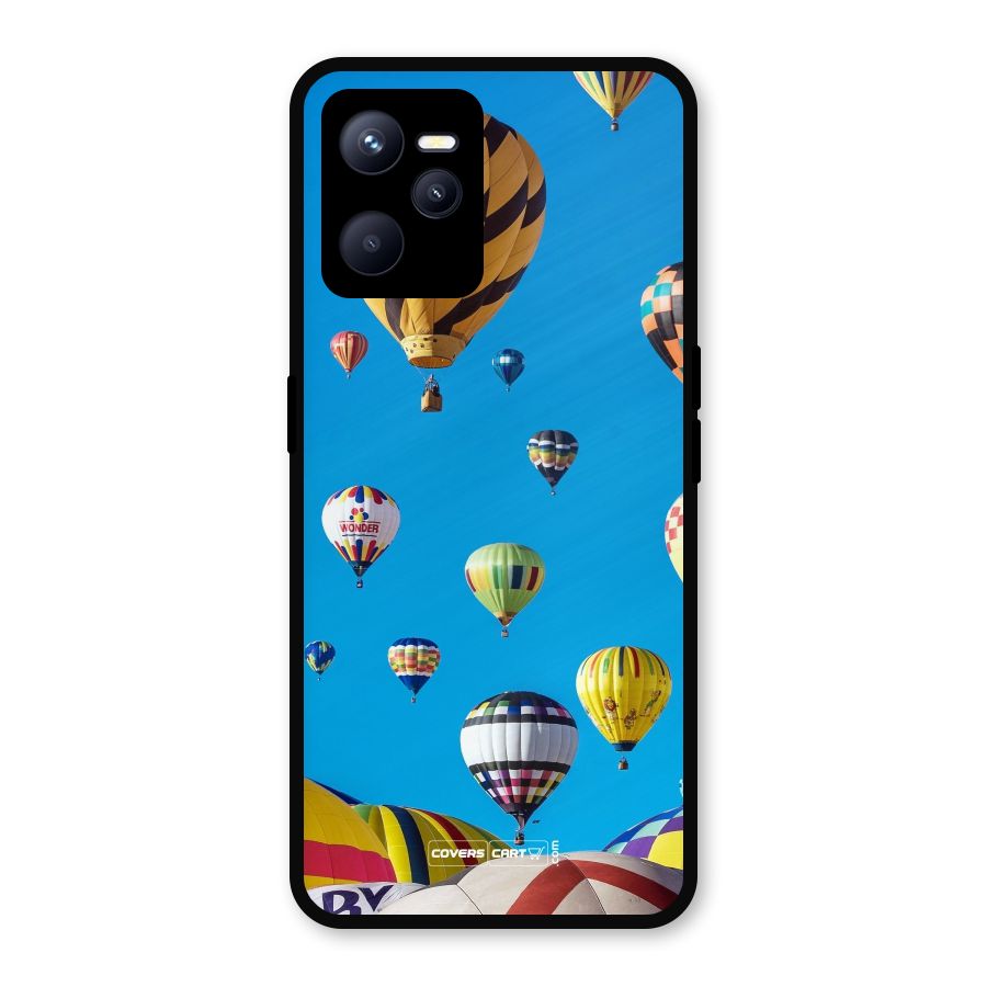 Hot Air Baloons Metal Back Case for Realme C35