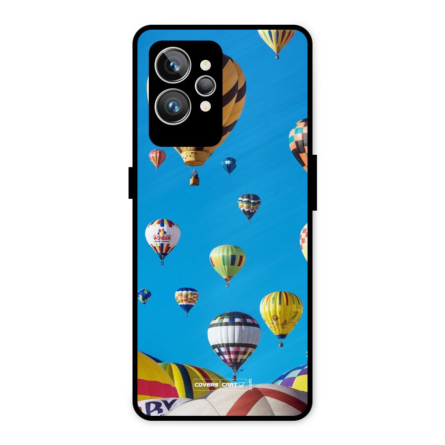 Hot Air Baloons Metal Back Case for Realme GT2 Pro