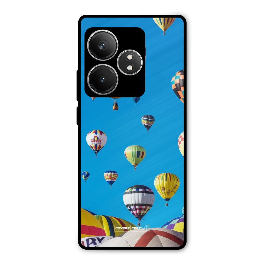 Hot Air Baloons Metal Back Case for Realme GT 6T