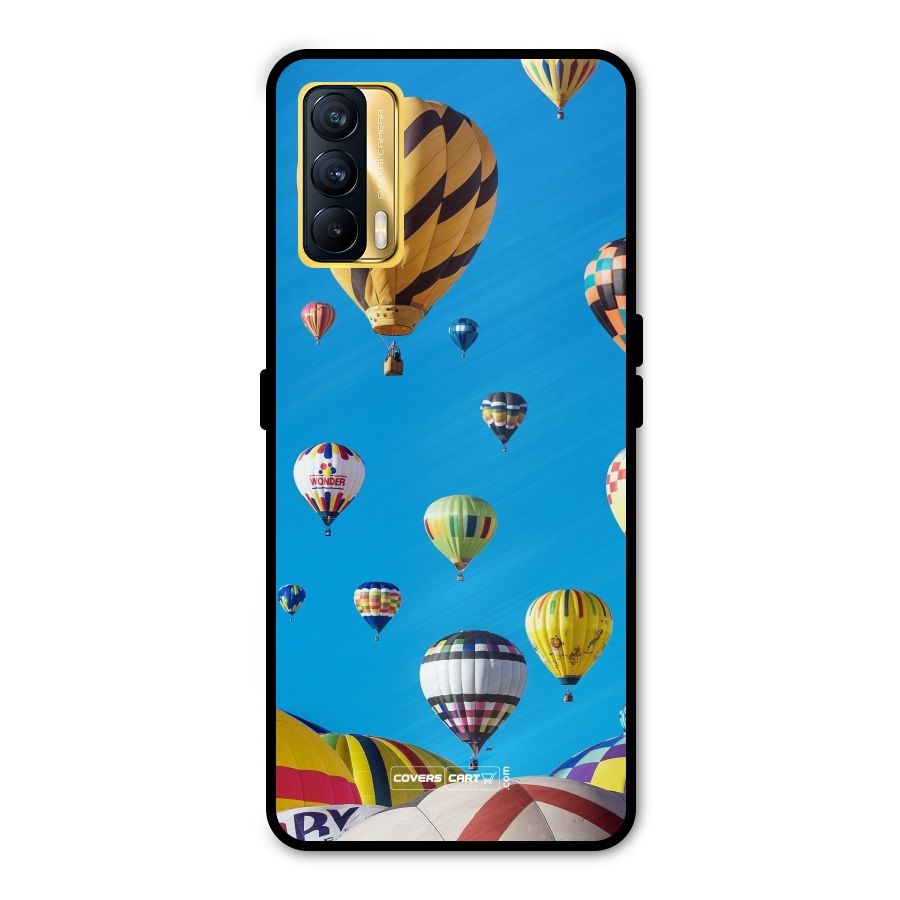 Hot Air Baloons Metal Back Case for Realme X7