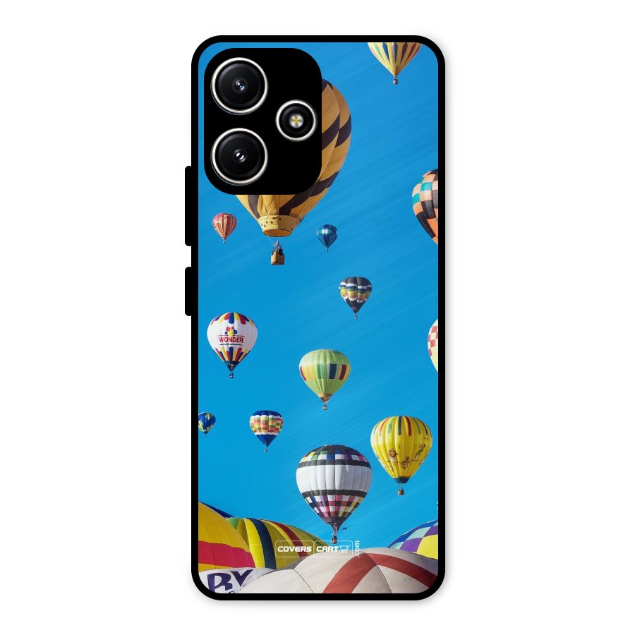 Hot Air Baloons Metal Back Case for Redmi 12 5G