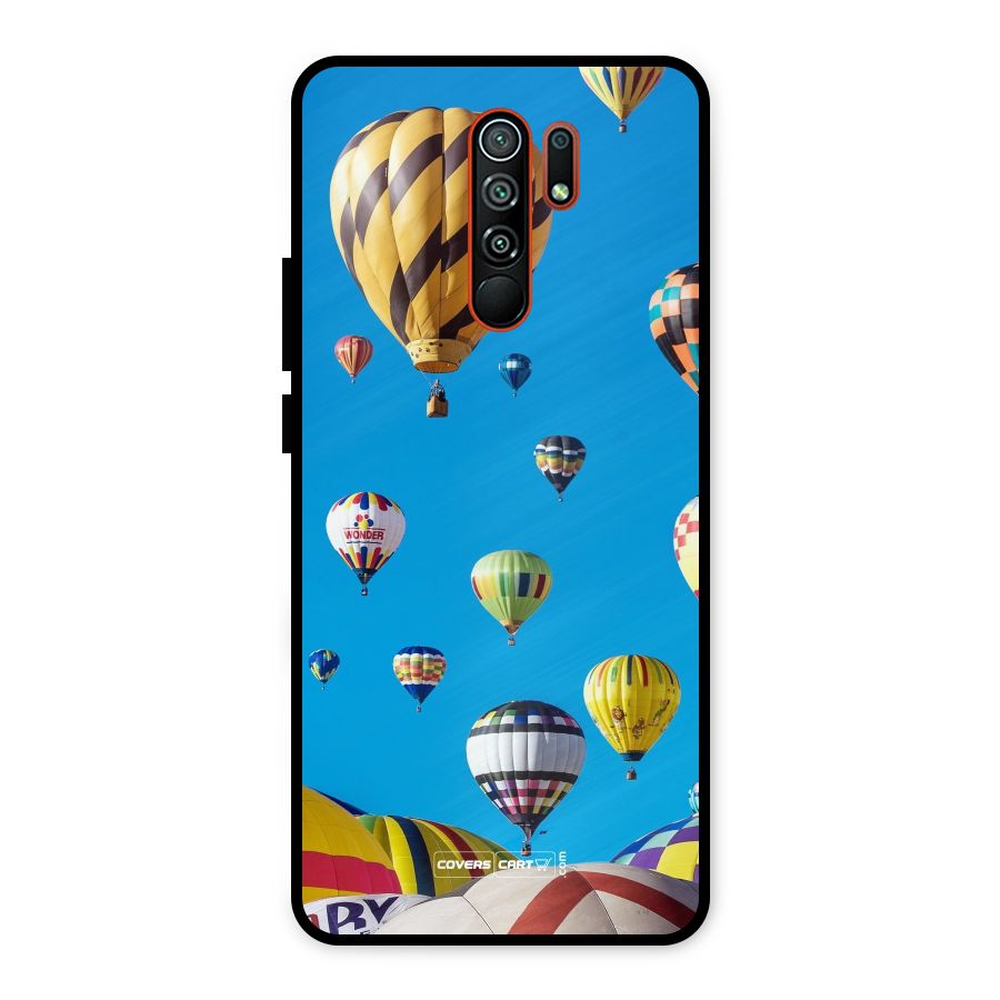 Hot Air Baloons Metal Back Case for Redmi 9 Prime