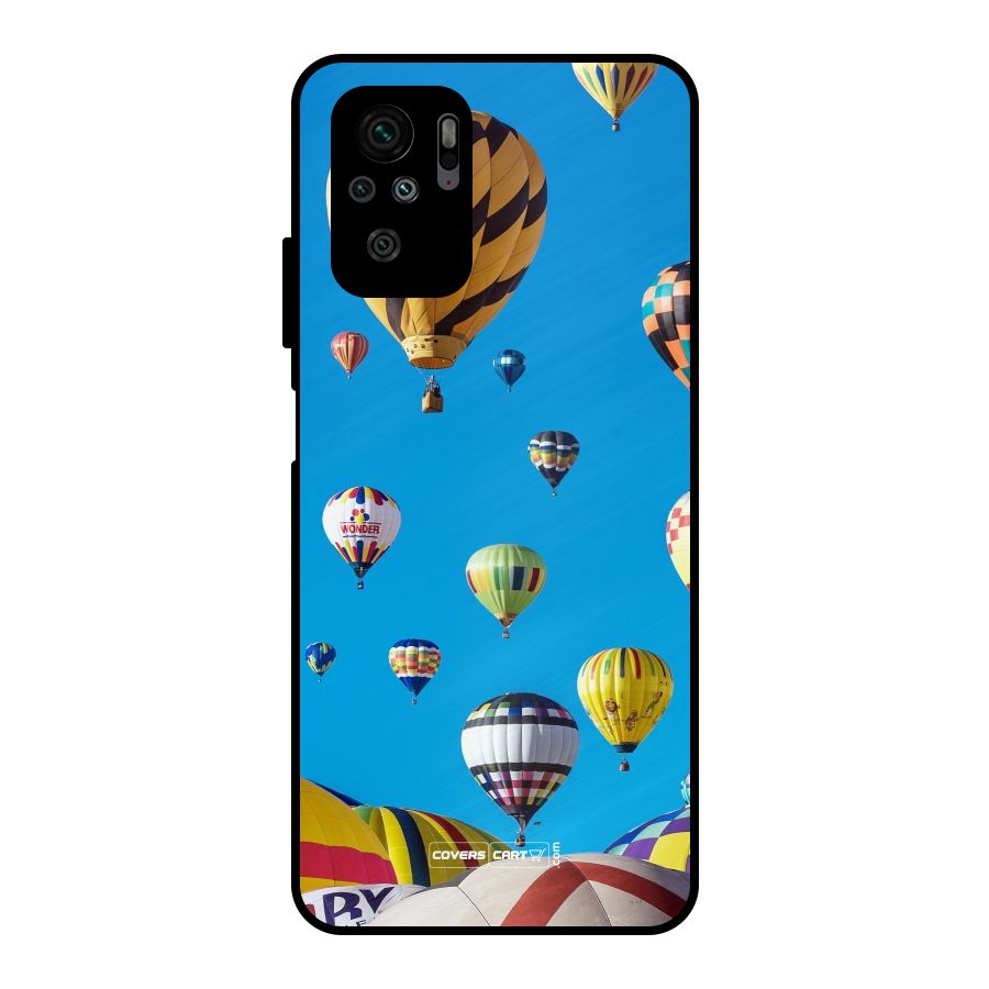 Hot Air Baloons Metal Back Case for Redmi Note 10S