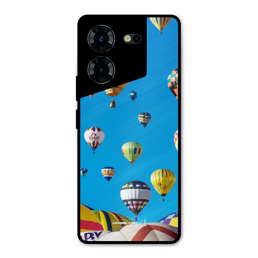 Hot Air Baloons Metal Back Case for Tecno Pova 5 Pro 5G