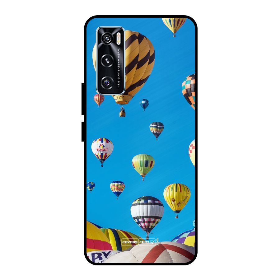 Hot Air Baloons Metal Back Case for Vivo V20 SE