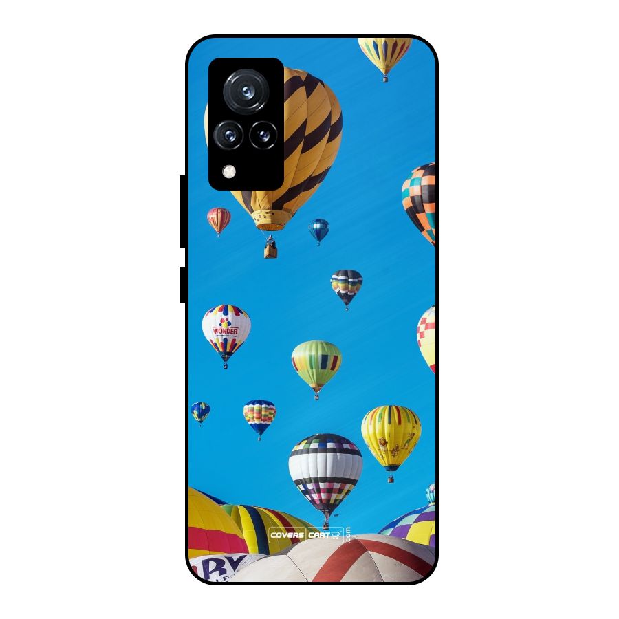 Hot Air Baloons Metal Back Case for Vivo V21 5G