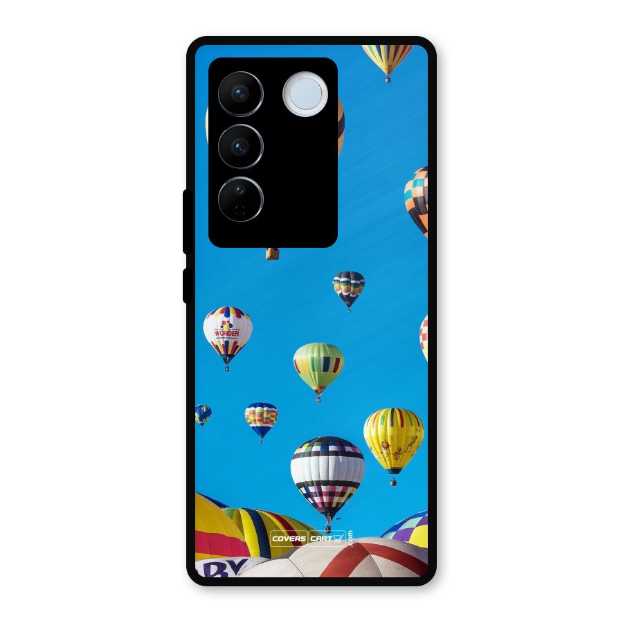 Hot Air Baloons Metal Back Case for Vivo V27