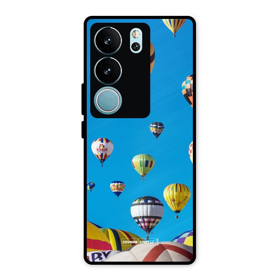 Hot Air Baloons Metal Back Case for Vivo V29