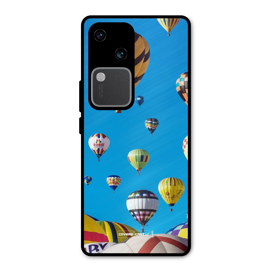 Hot Air Baloons Metal Back Case for Vivo V30