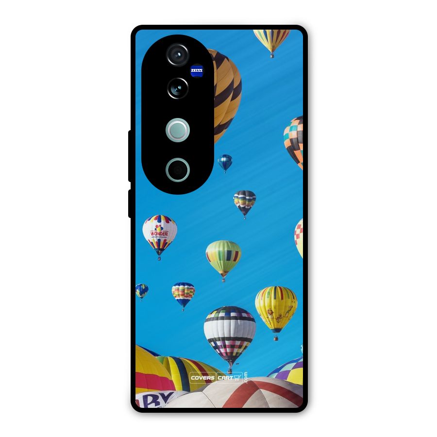 Hot Air Baloons Metal Back Case for Vivo V40