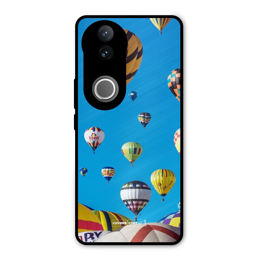 Hot Air Baloons Metal Back Case for Vivo V50e