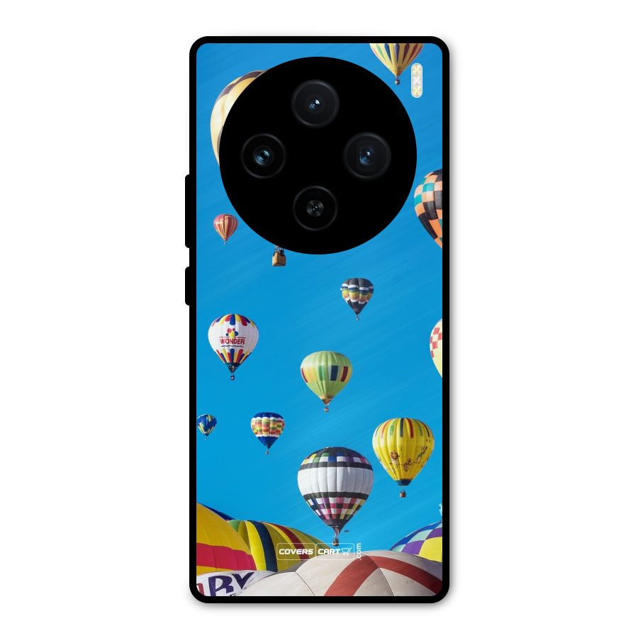 Hot Air Baloons Metal Back Case for Vivo X100