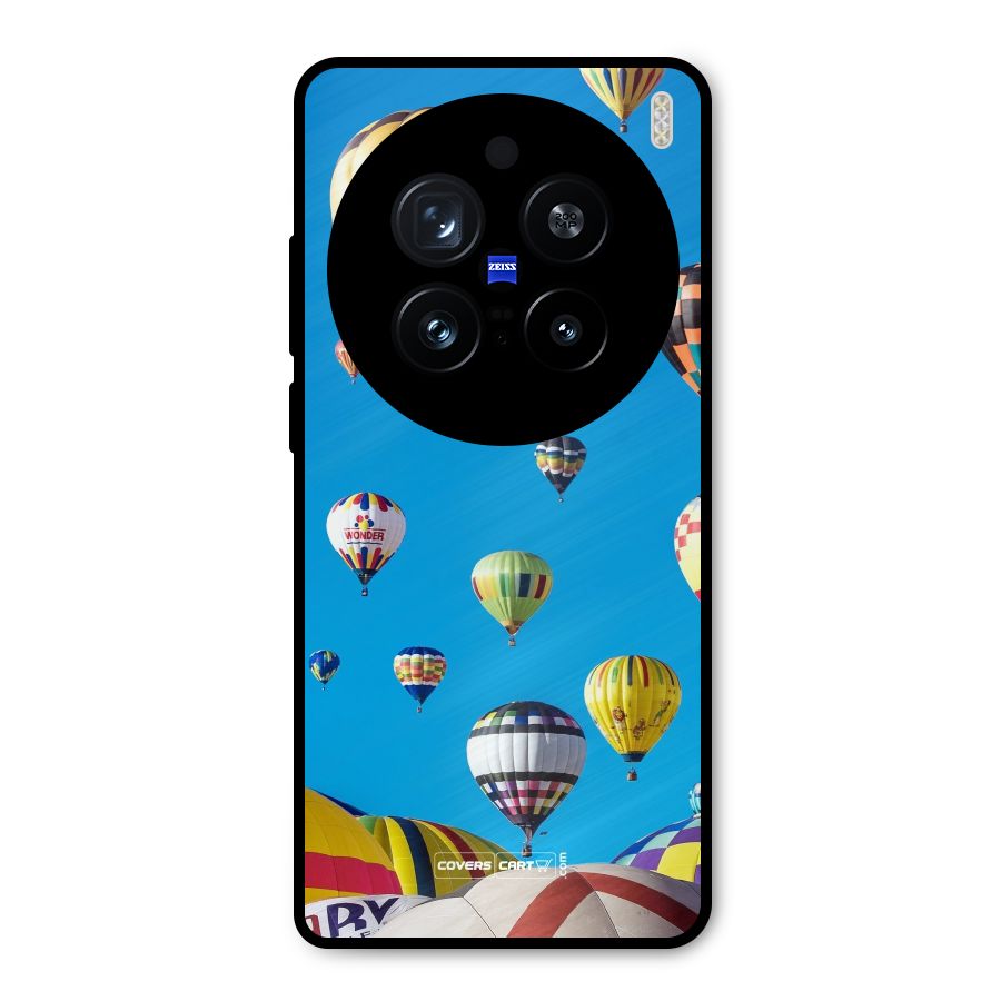 Hot Air Baloons Metal Back Case for Vivo X200 Pro