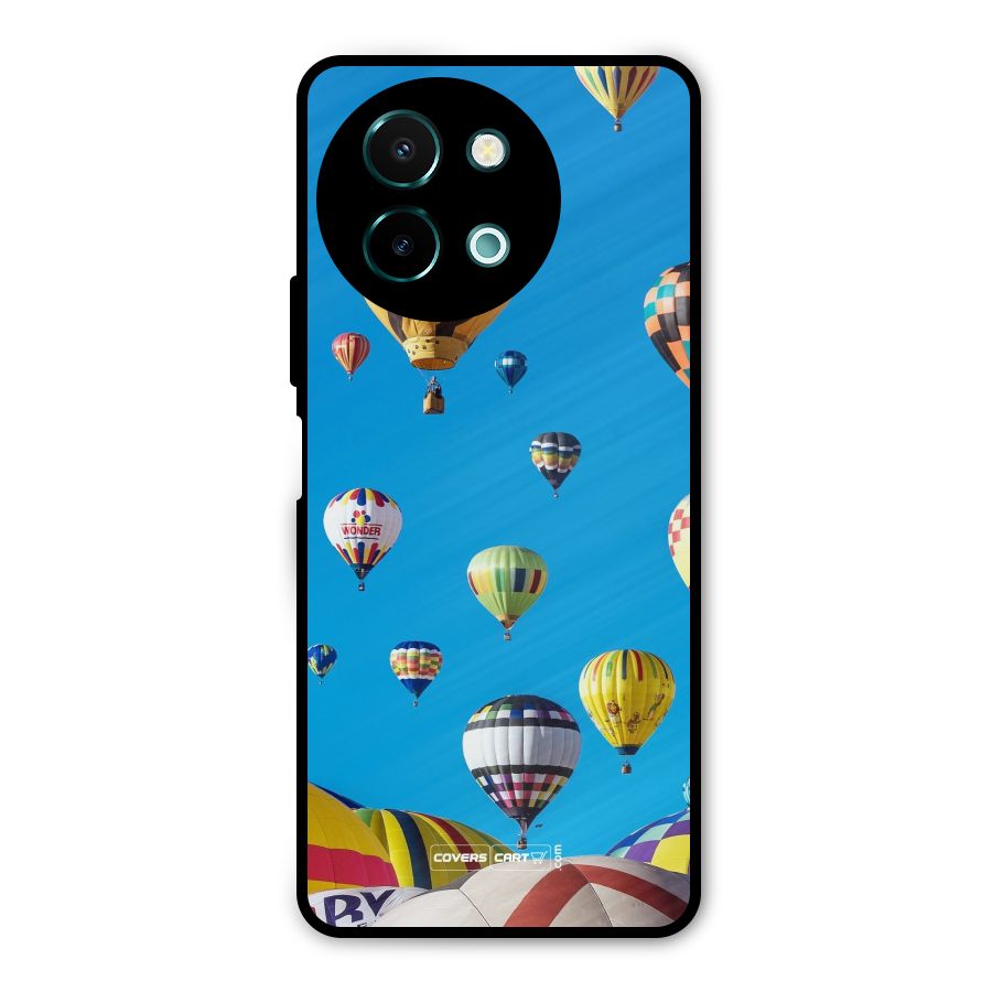Hot Air Baloons Metal Back Case for Vivo Y58