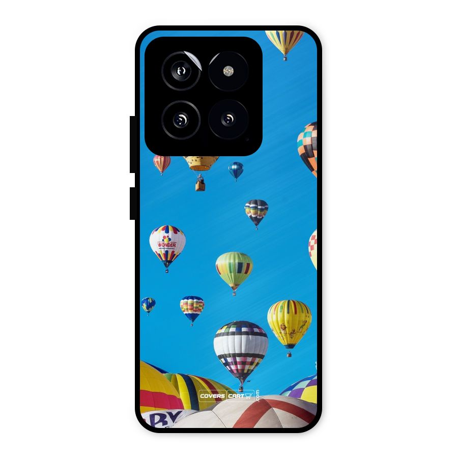 Hot Air Baloons Metal Back Case for Xiaomi 14