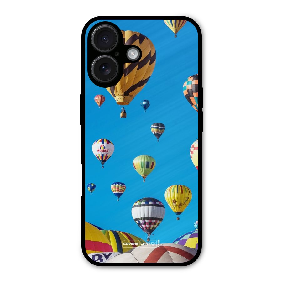 Hot Air Baloons Metal Back Case for iPhone 16