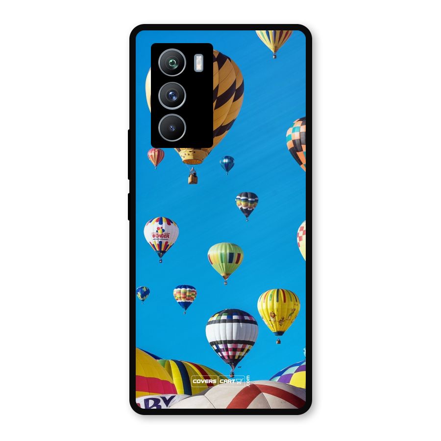 Hot Air Baloons Metal Back Case for iQOO 9 SE
