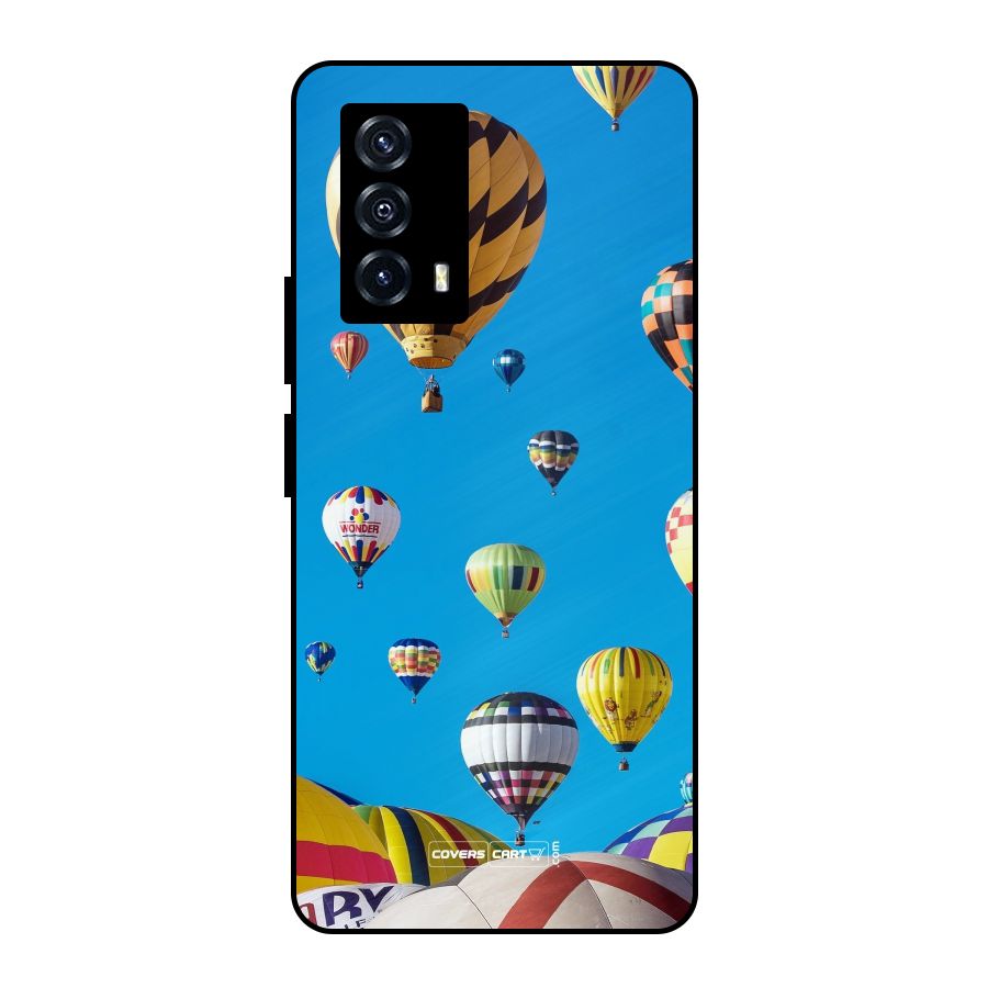 Hot Air Baloons Metal Back Case for iQOO Z5