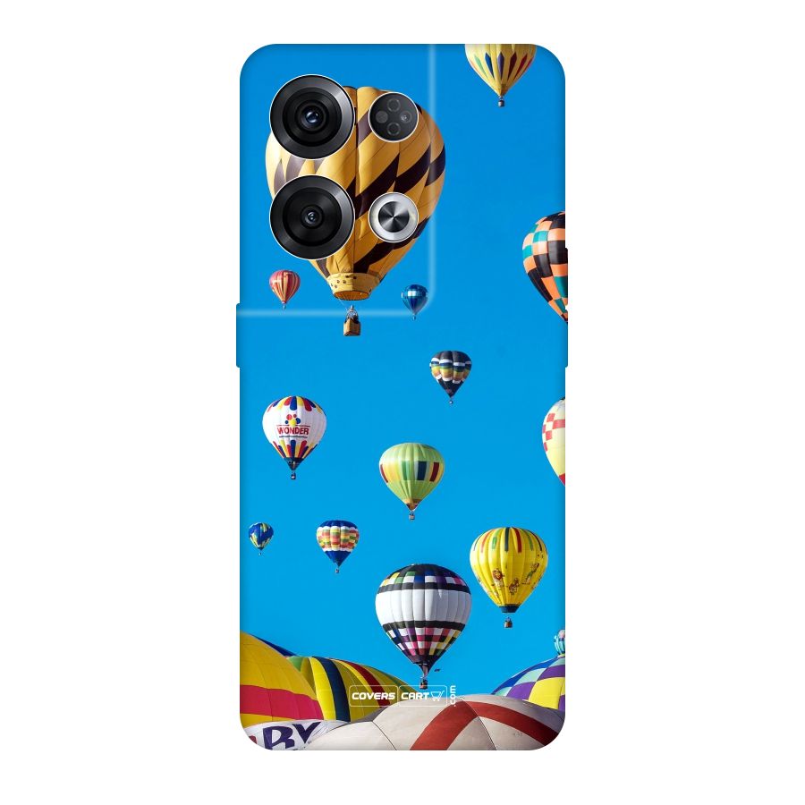 Hot Air Baloons Original Polycarbonate Back Case for Oppo Reno8 Pro 5G