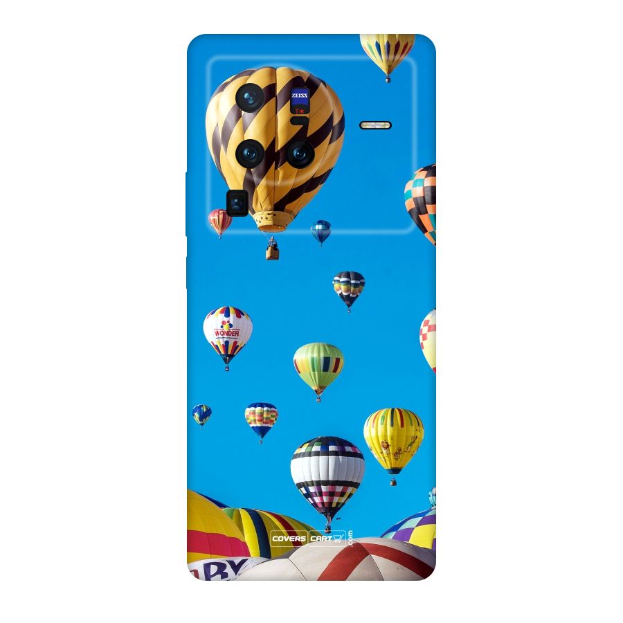 Hot Air Baloons Original Polycarbonate Back Case for Vivo X80