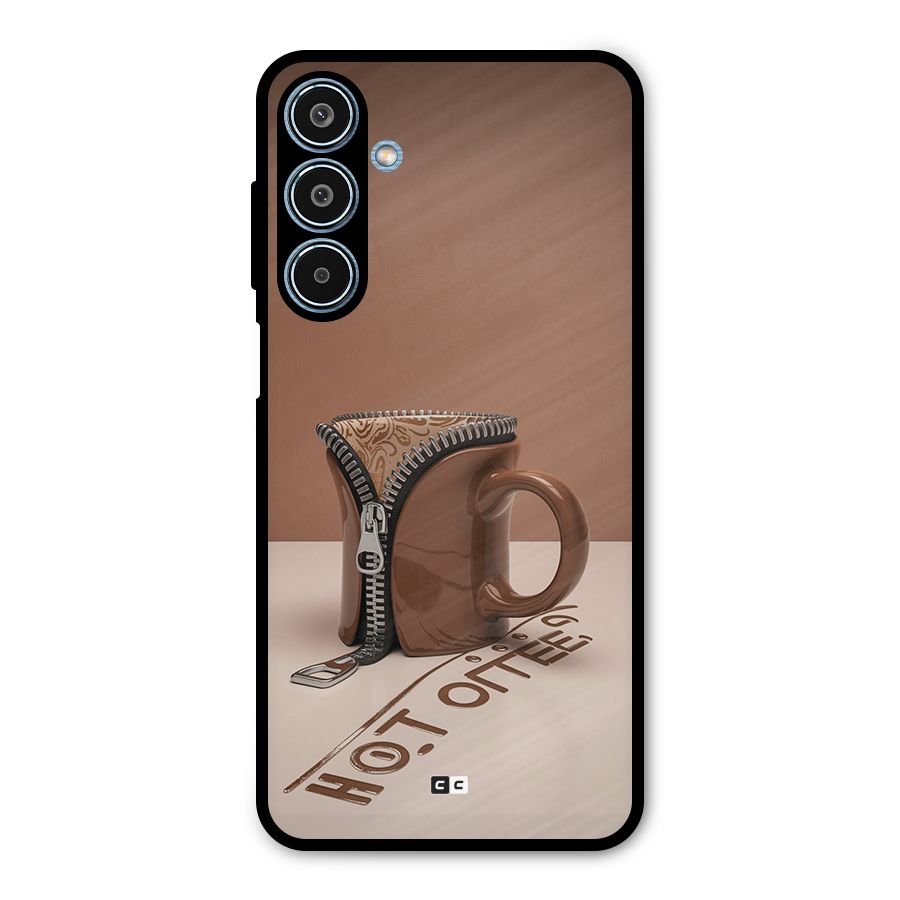 Hot Coffee Metal Back Case for Galaxy M35