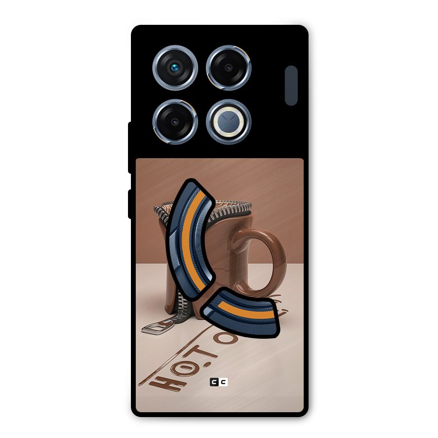 Hot Coffee Metal Back Case for Infinix GT 20 Pro