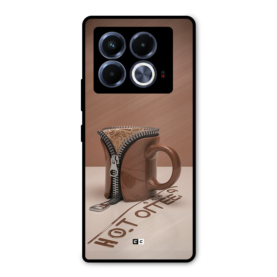 Hot Coffee Metal Back Case for Infinix Note 40 5G