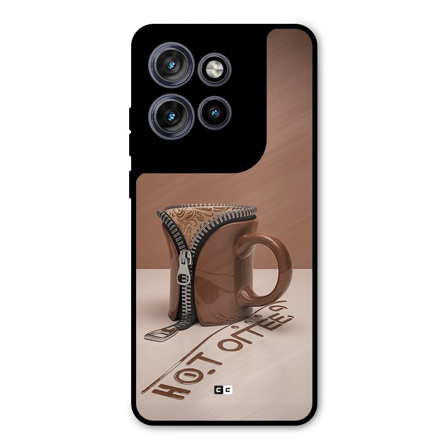 Hot Coffee Metal Back Case for Motorola Edge 50 Neo