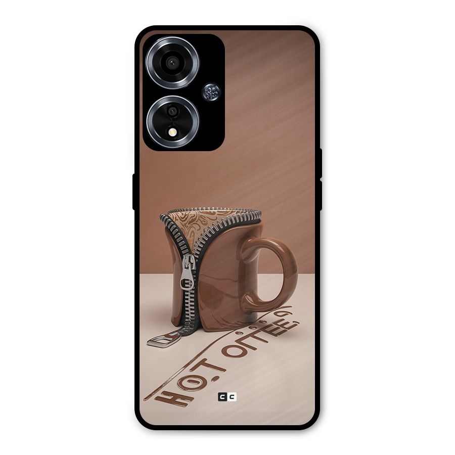 Hot Coffee Metal Back Case for Oppo A59