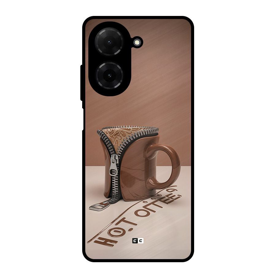 Hot Coffee Metal Back Case for Redmi A5 4G