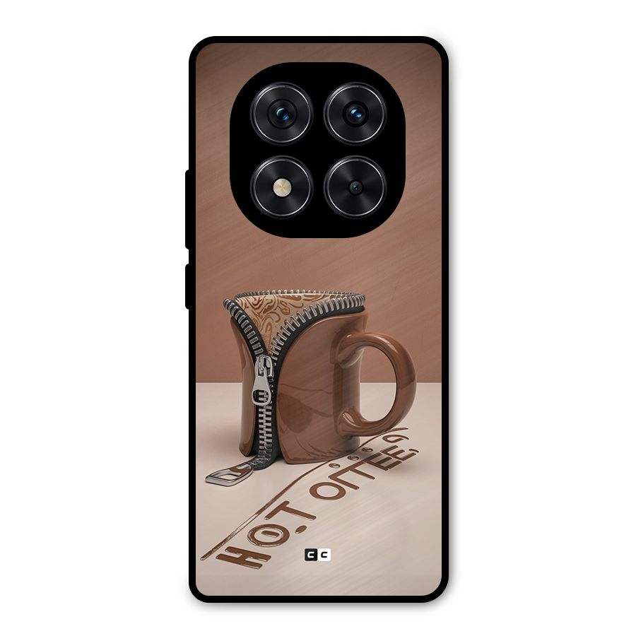 Hot Coffee Metal Back Case for Redmi Note 14 Pro 5G