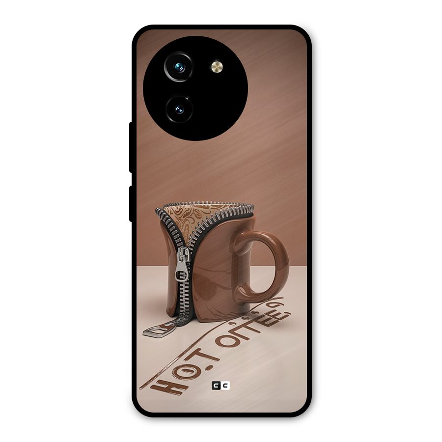 Hot Coffee Metal Back Case for Vivo T3x