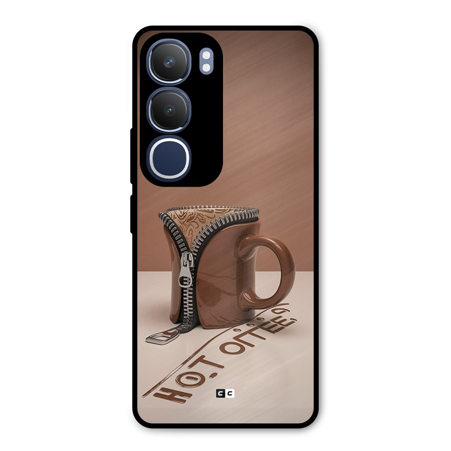 Hot Coffee Metal Back Case for Vivo Y29