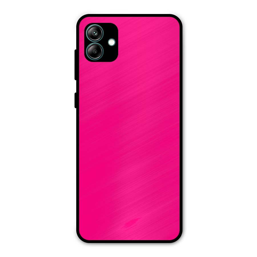 Hot Pink Metal Back Case for Galaxy A04