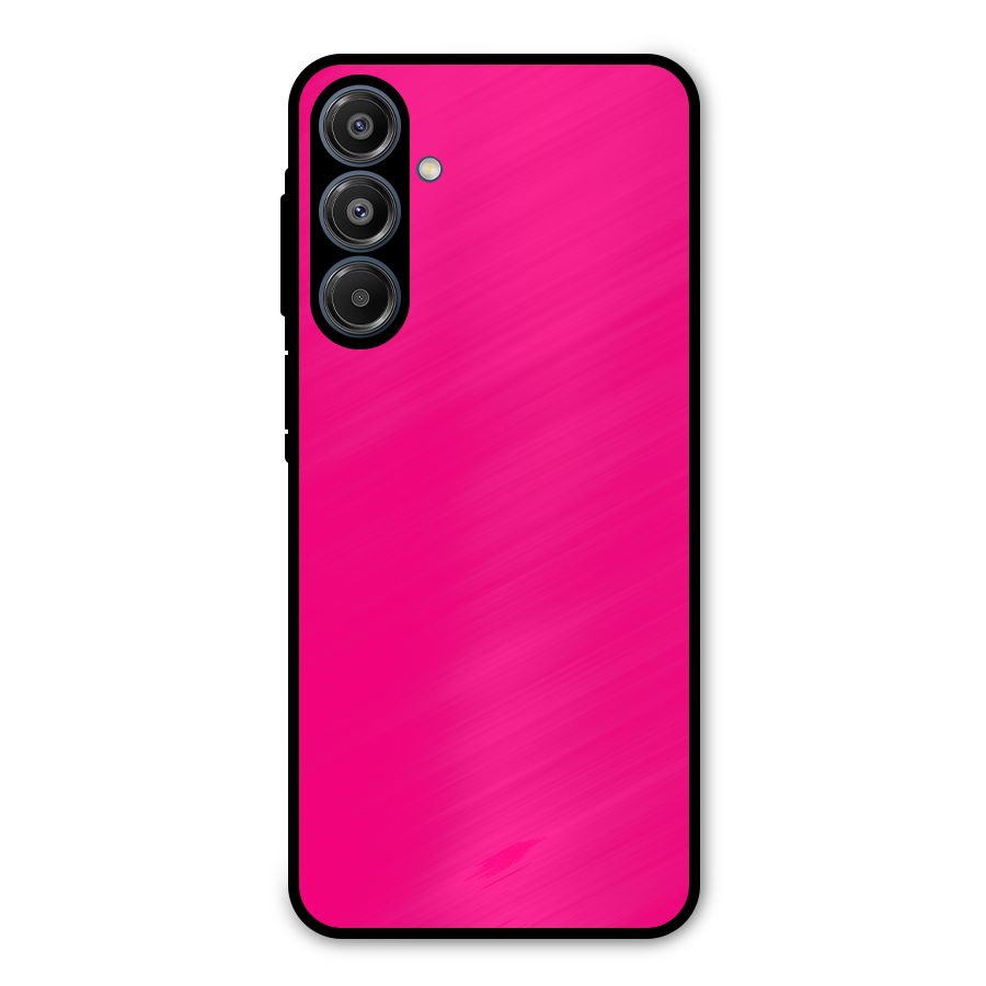 Hot Pink Metal Back Case for Galaxy A16 5G