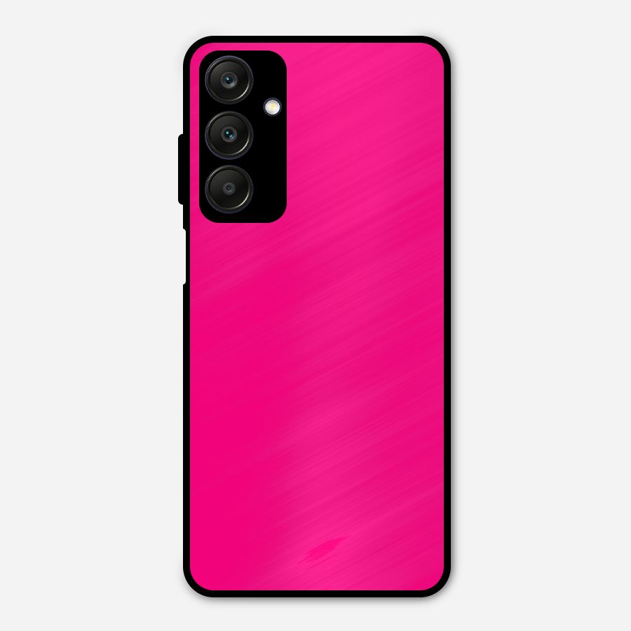 Hot Pink Metal Back Case for Galaxy A25 5G