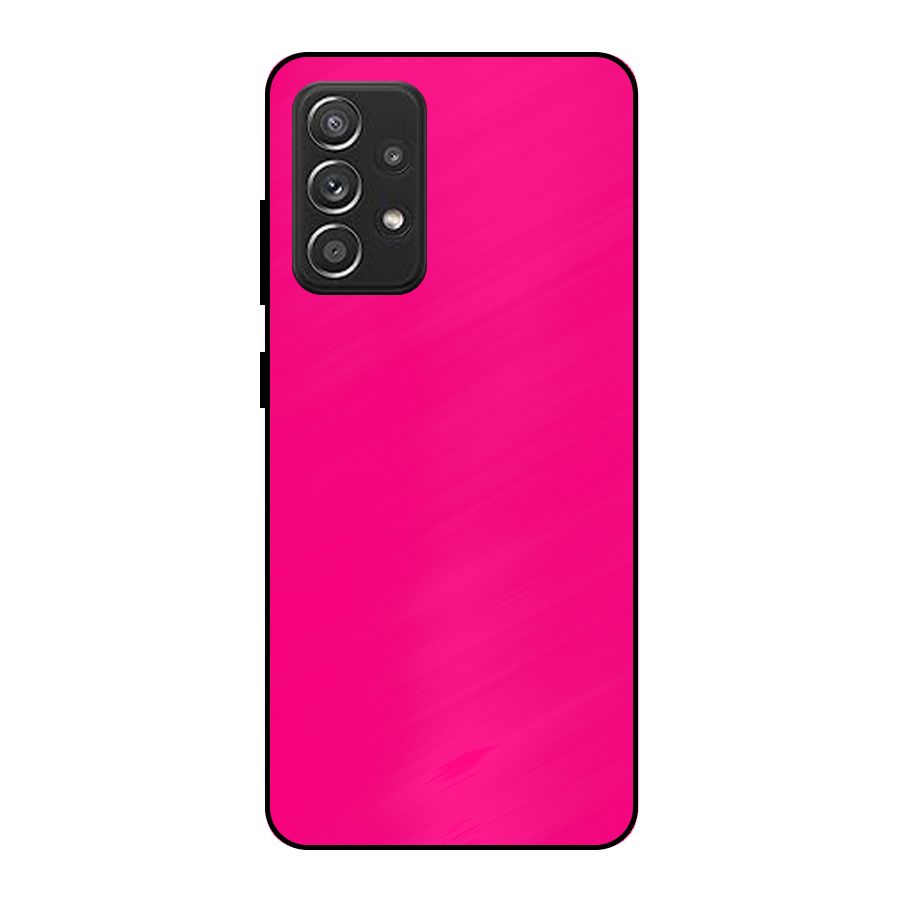 Hot Pink Metal Back Case for Galaxy A52s 5G