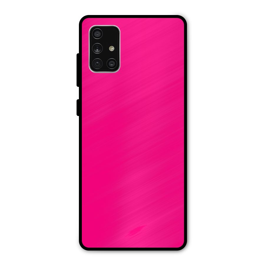Hot Pink Metal Back Case for Galaxy A71