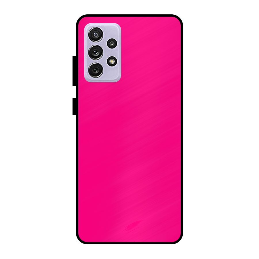 Hot Pink Metal Back Case for Galaxy A72