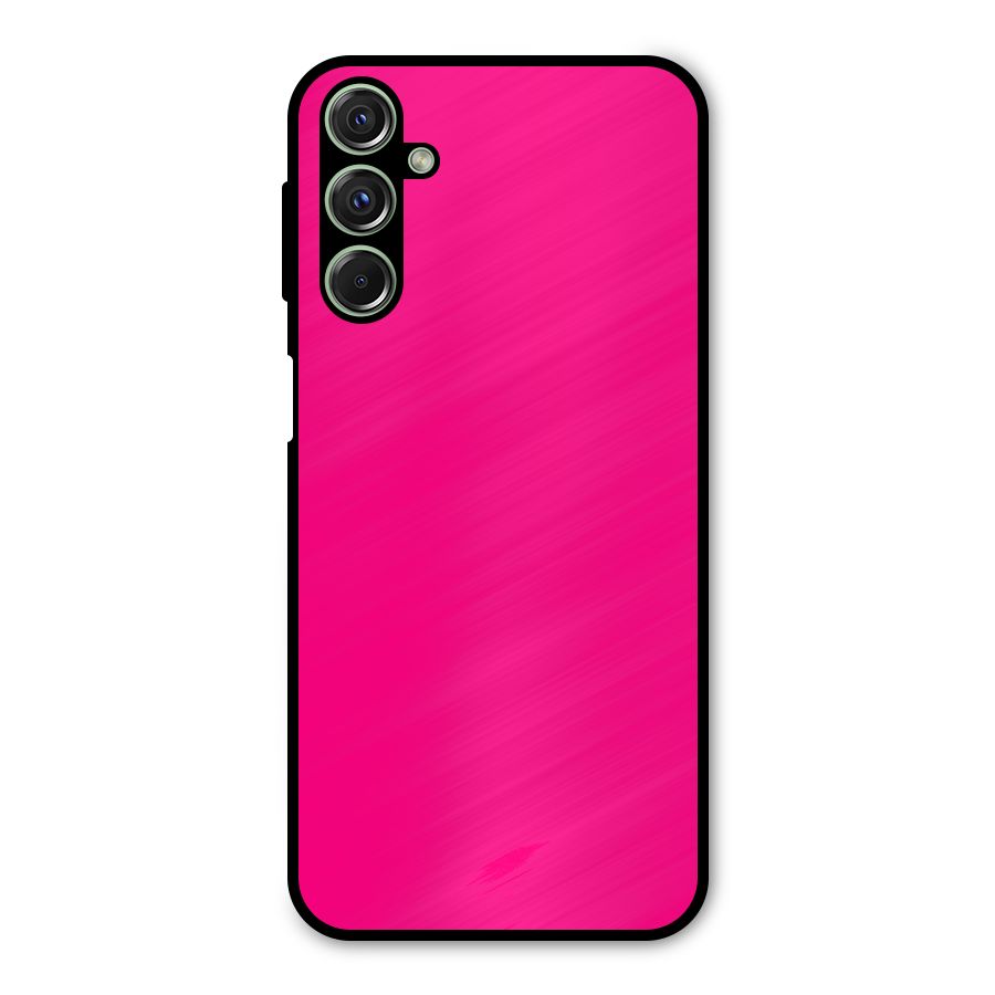 Hot Pink Metal Back Case for Galaxy F34