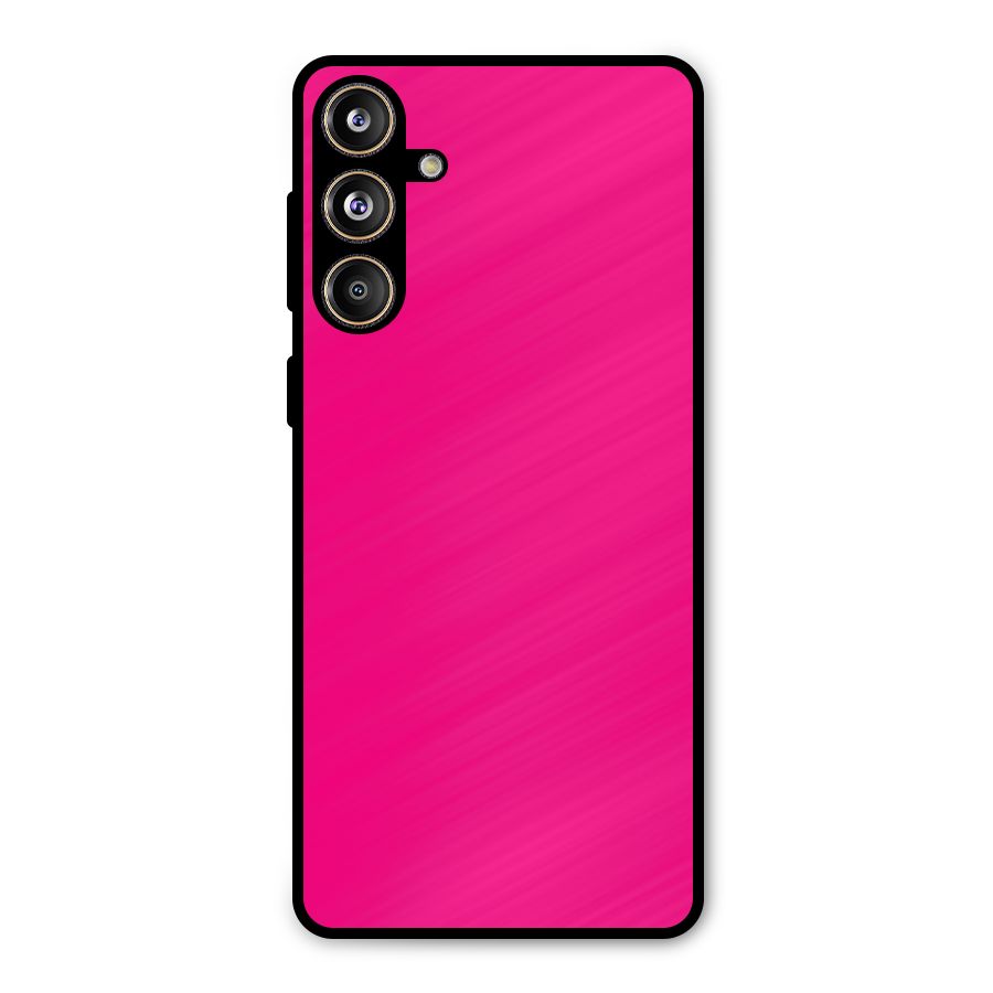 Hot Pink Metal Back Case for Galaxy F55