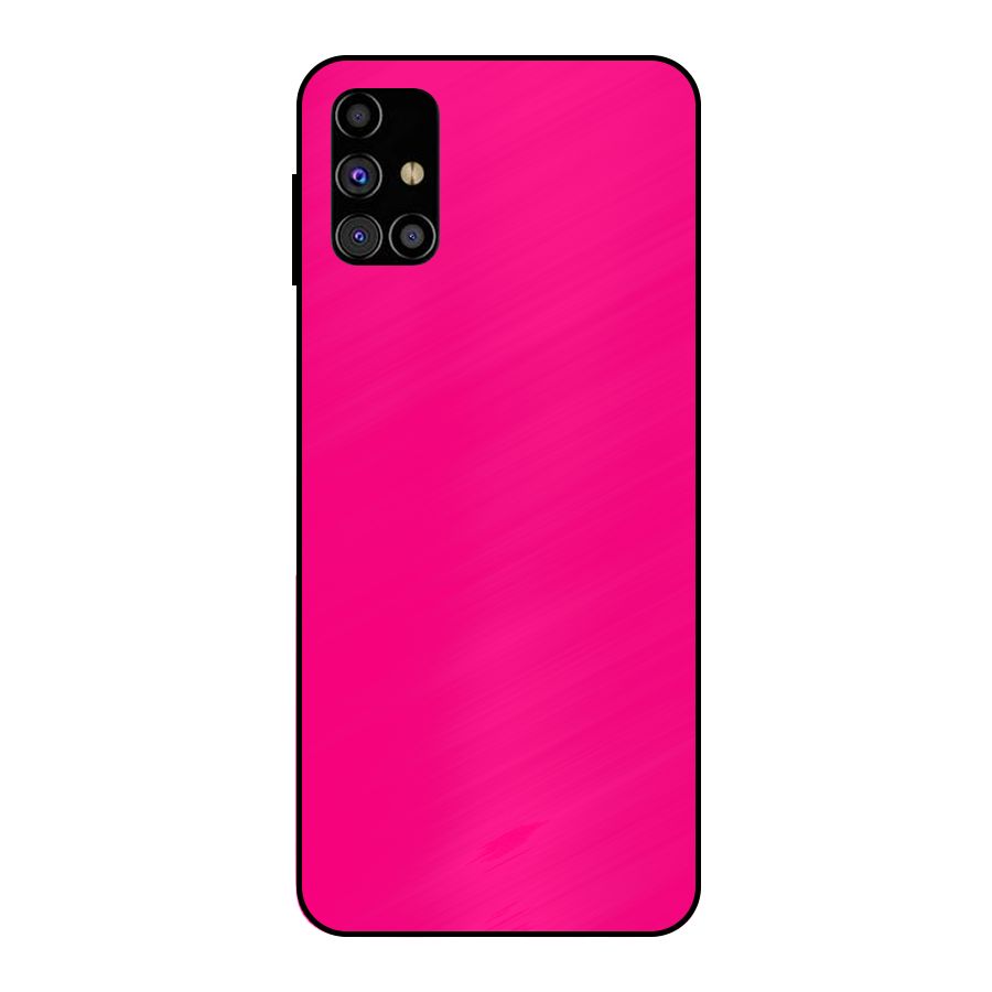 Hot Pink Metal Back Case for Galaxy M31s