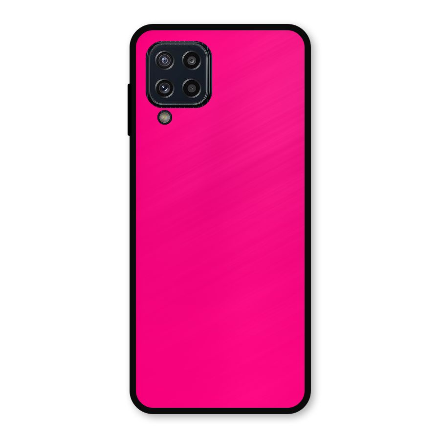 Hot Pink Metal Back Case for Galaxy M32