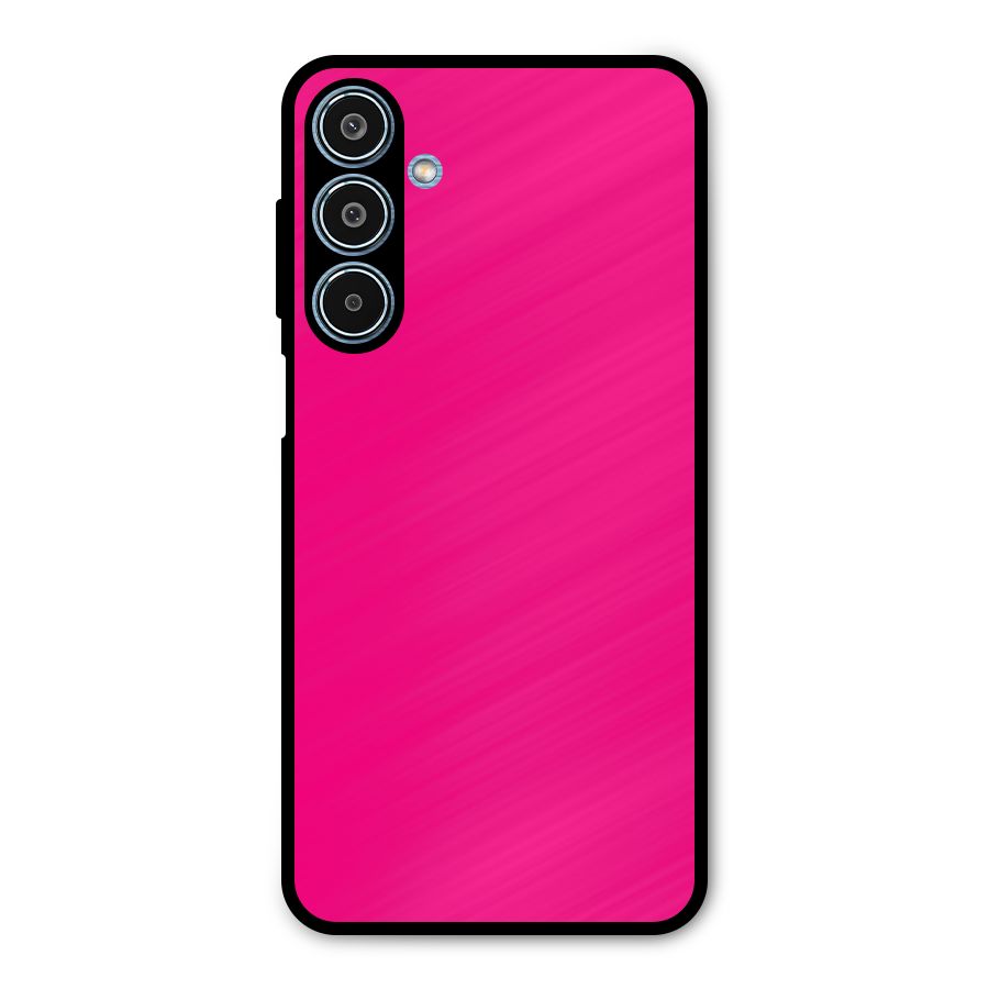 Hot Pink Metal Back Case for Galaxy M35