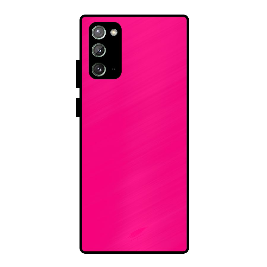 Hot Pink Metal Back Case for Galaxy Note 20