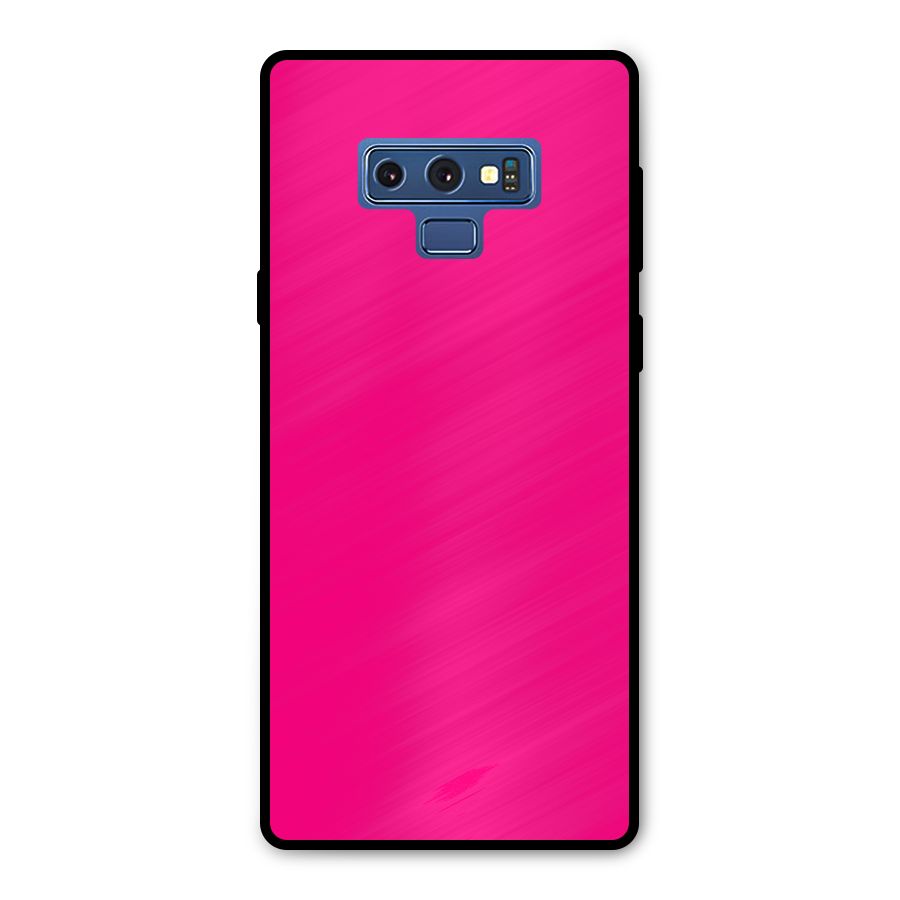 Hot Pink Metal Back Case for Galaxy Note 9