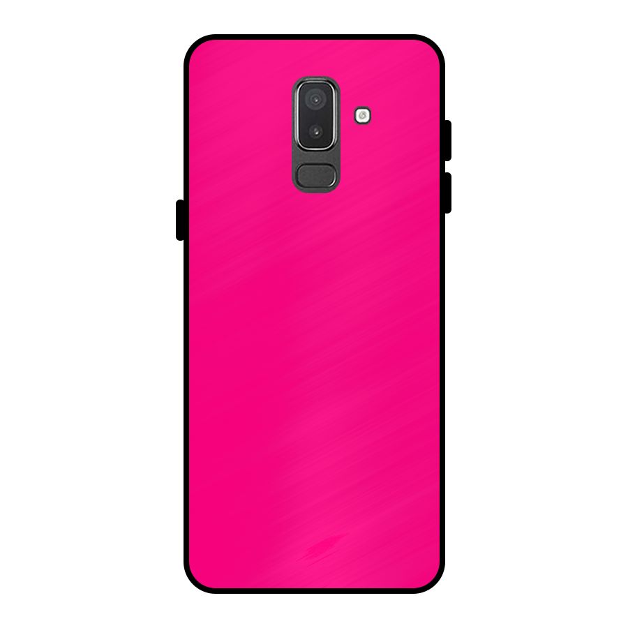Hot Pink Metal Back Case for Galaxy On8 (2018)
