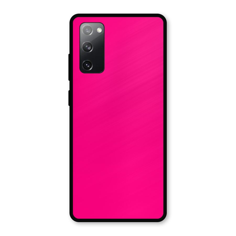 Hot Pink Metal Back Case for Galaxy S20 FE 5G